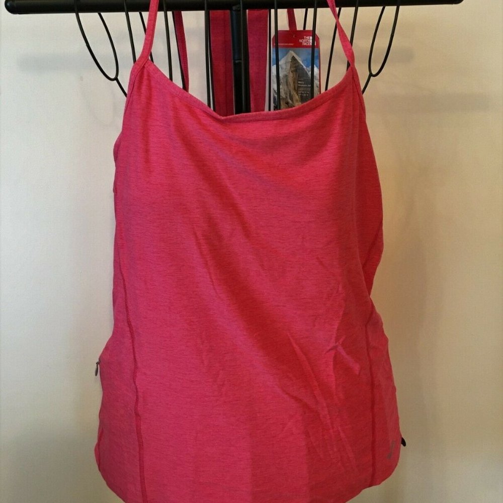 North Face TNF Women's Exposure Activewear Tank Top Honeysuckle Pink XL MSRP $55